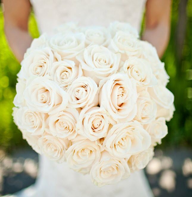 Bó hoa cưới đơn giản cực đẹp