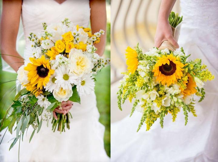 Hoa cưới từ hoa hướng dương